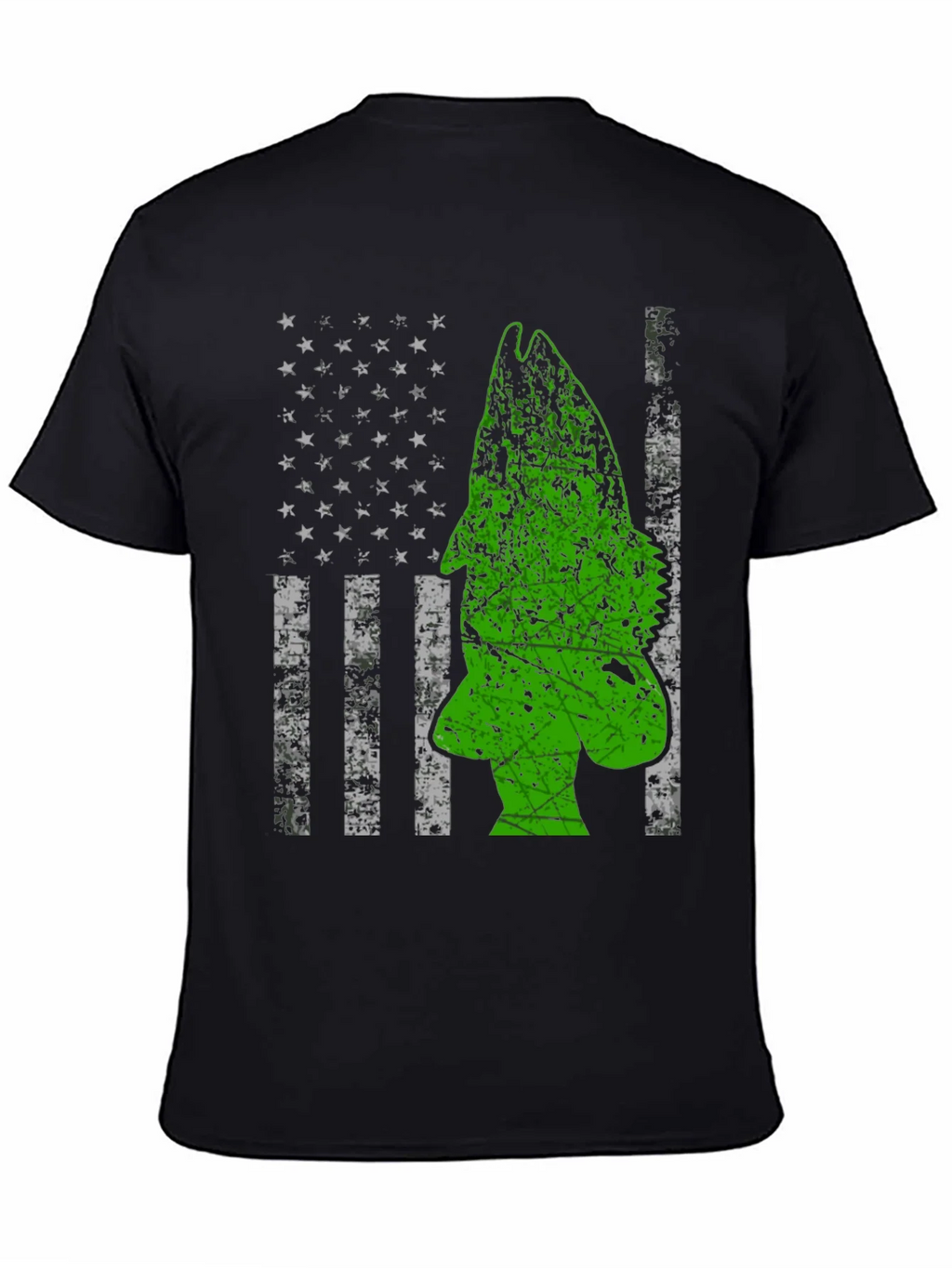 American Flag Bass Fishing Graphic Tee product image 7
