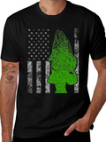 American Flag Bass Fishing Graphic Tee product image 1