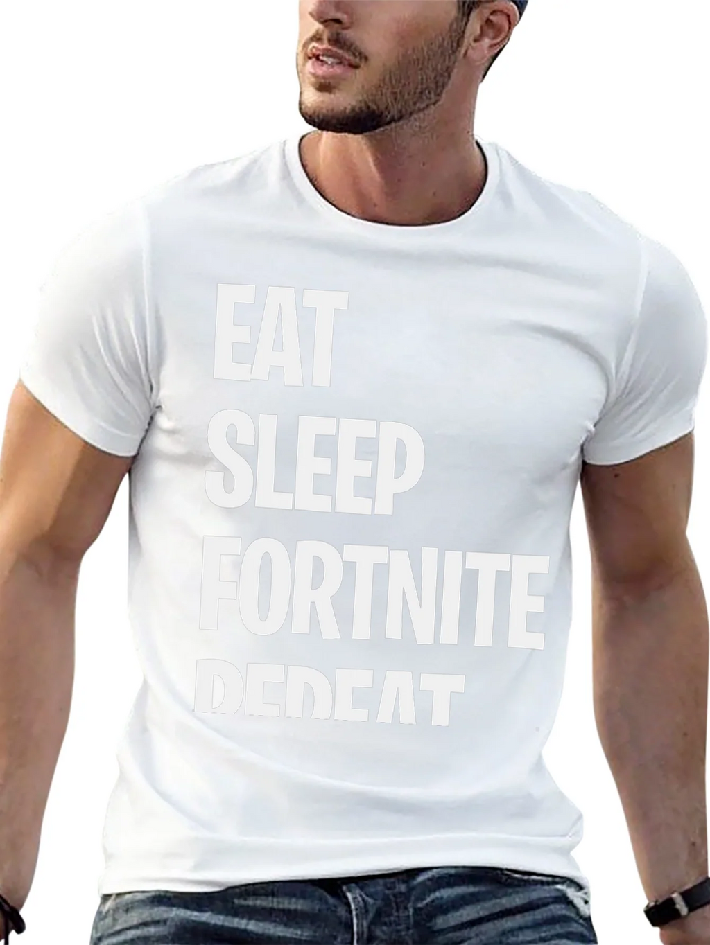Eat Sleep Fortnite Repeat Gamer T-Shirt product image 4
