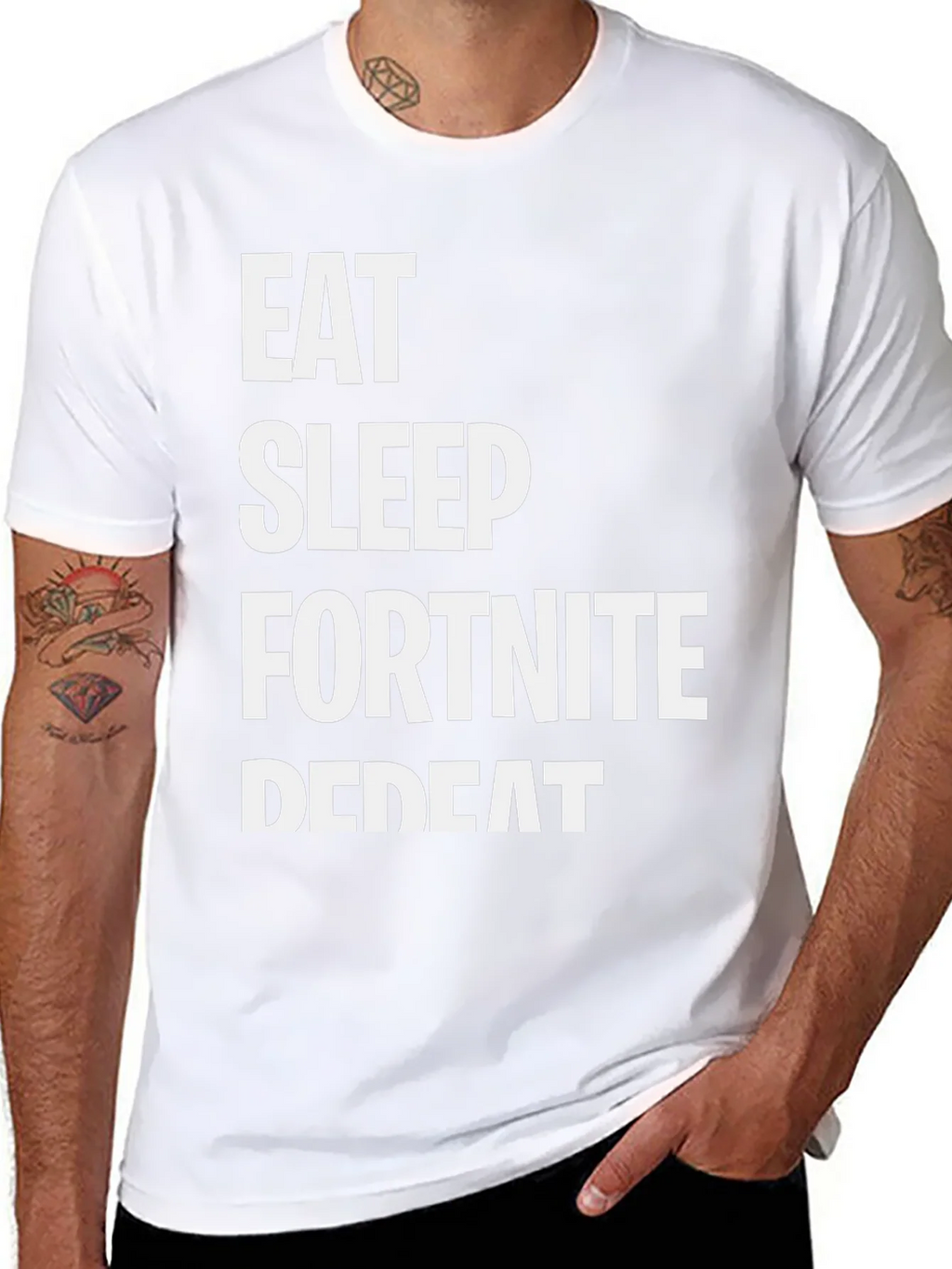 Eat Sleep Fortnite Repeat Gamer T-Shirt product image 10