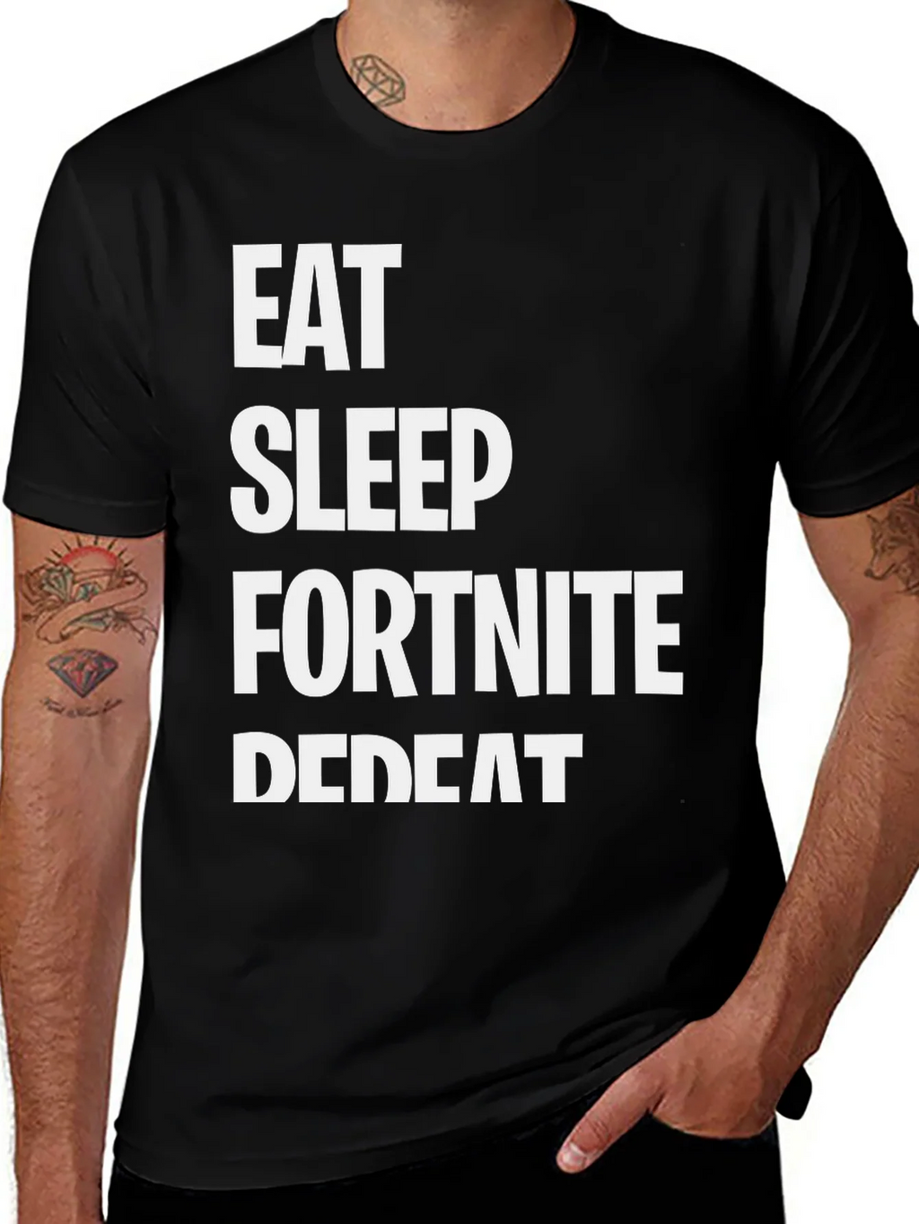 Eat Sleep Fortnite Repeat Gamer T-Shirt product image 1