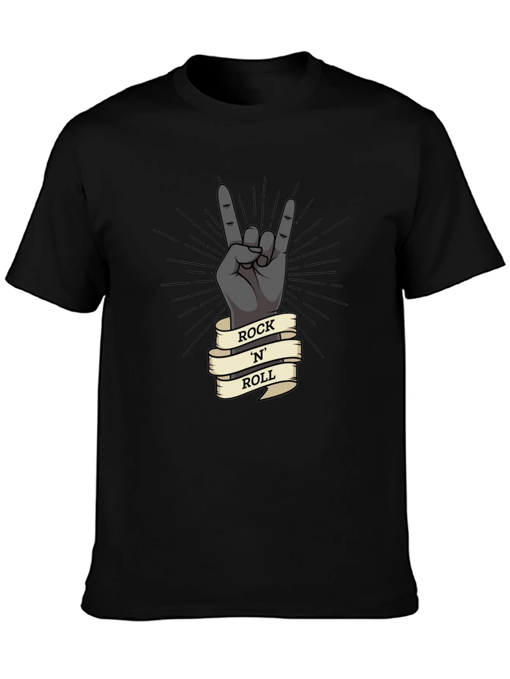 Rock N Roll Hand Gesture Graphic T-Shirt product image 6