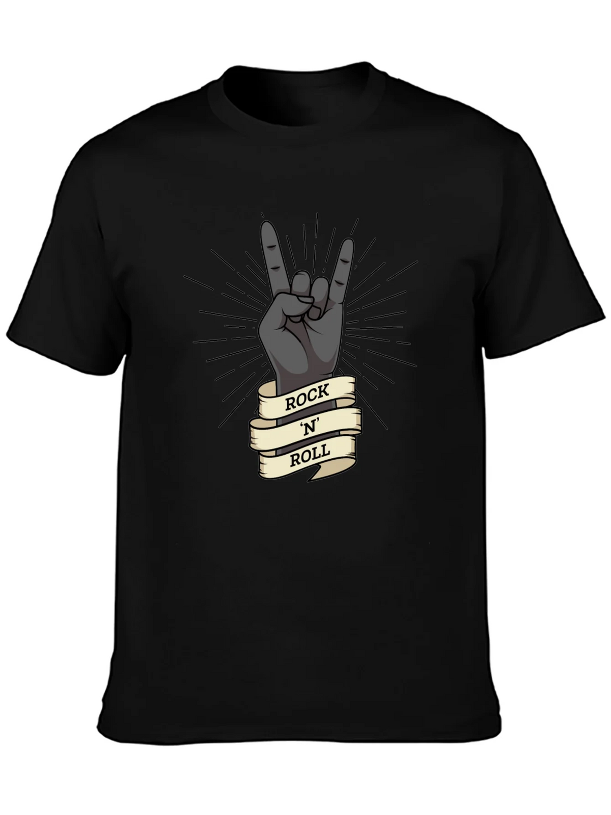 Rock N Roll Hand Gesture Graphic T-Shirt product image 6