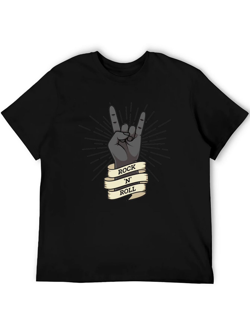 Rock N Roll Hand Gesture Graphic T-Shirt product image 8