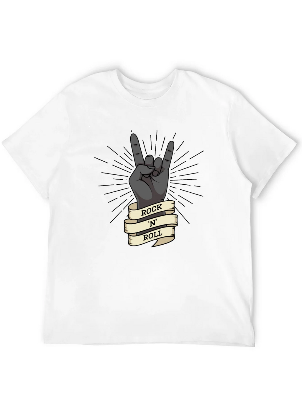 Rock N Roll Hand Gesture Graphic T-Shirt product image 3