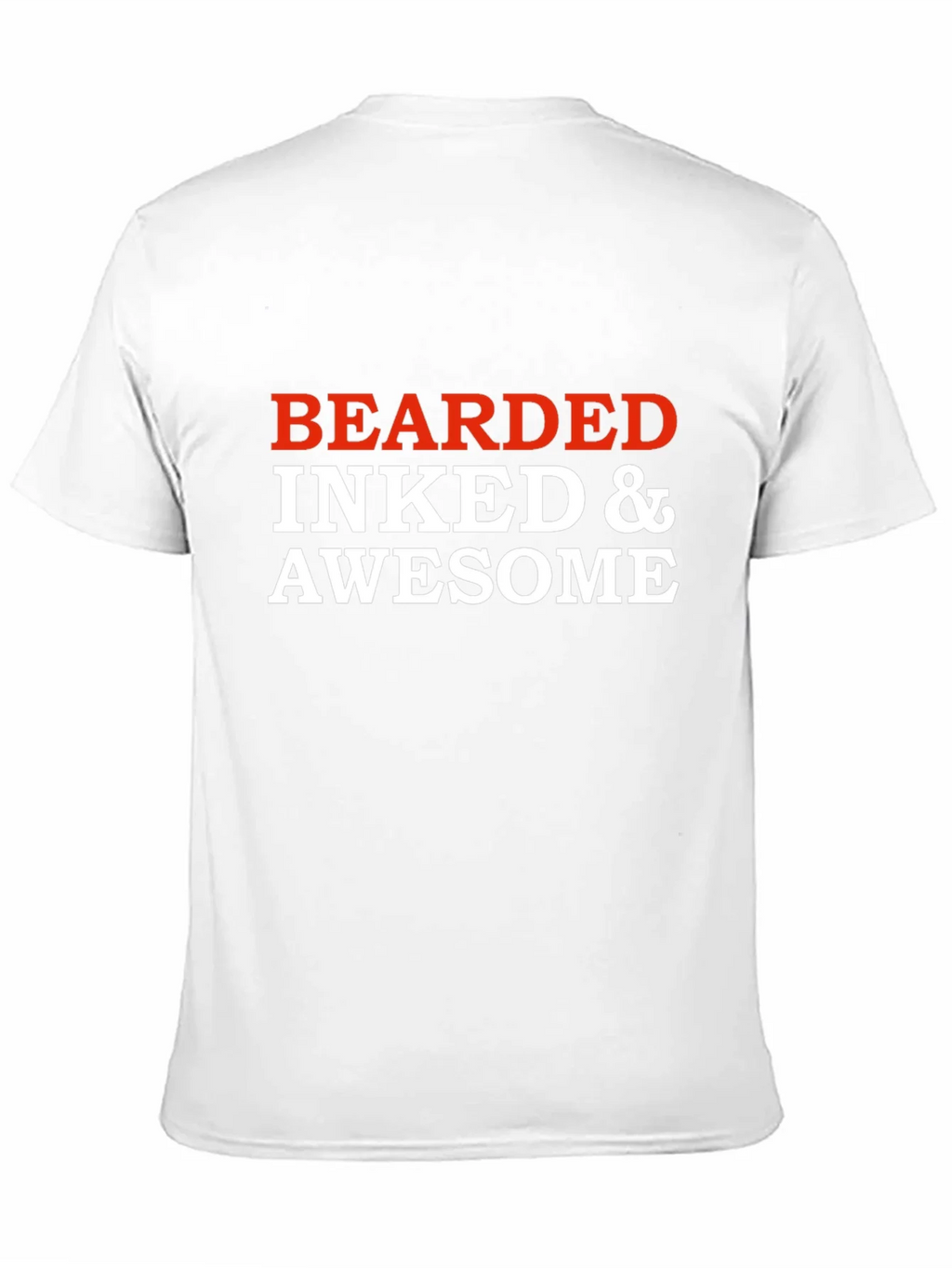 Bearded Inked & Awesome Graphic T-Shirt - Black product image 2