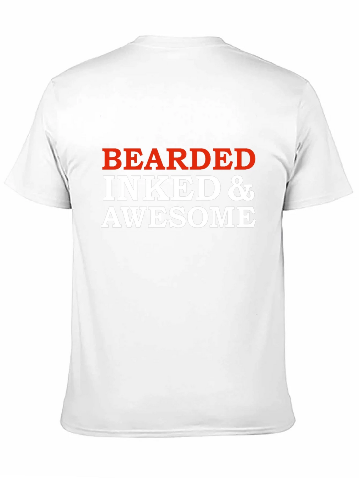 Bearded Inked & Awesome Graphic T-Shirt - Black product image 2