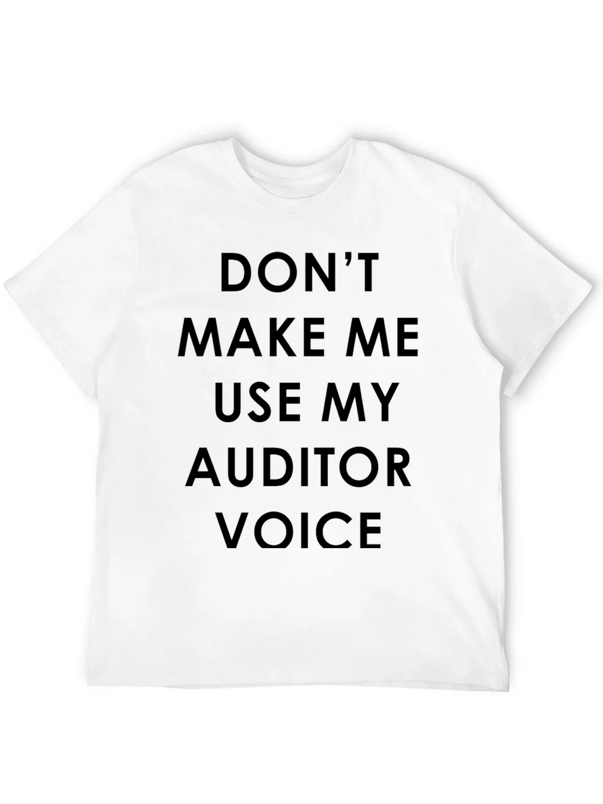 Auditor Voice T-Shirt - Funny Accounting Tee product image 3
