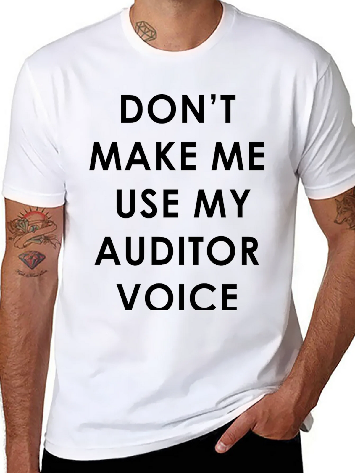 Auditor Voice T-Shirt - Funny Accounting Tee product image 10