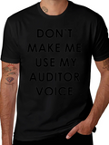 Auditor Voice T-Shirt - Funny Accounting Tee product image 1
