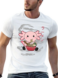 Axolotl Ramen T-Shirt - Cute Japanese Style Tee product image 1