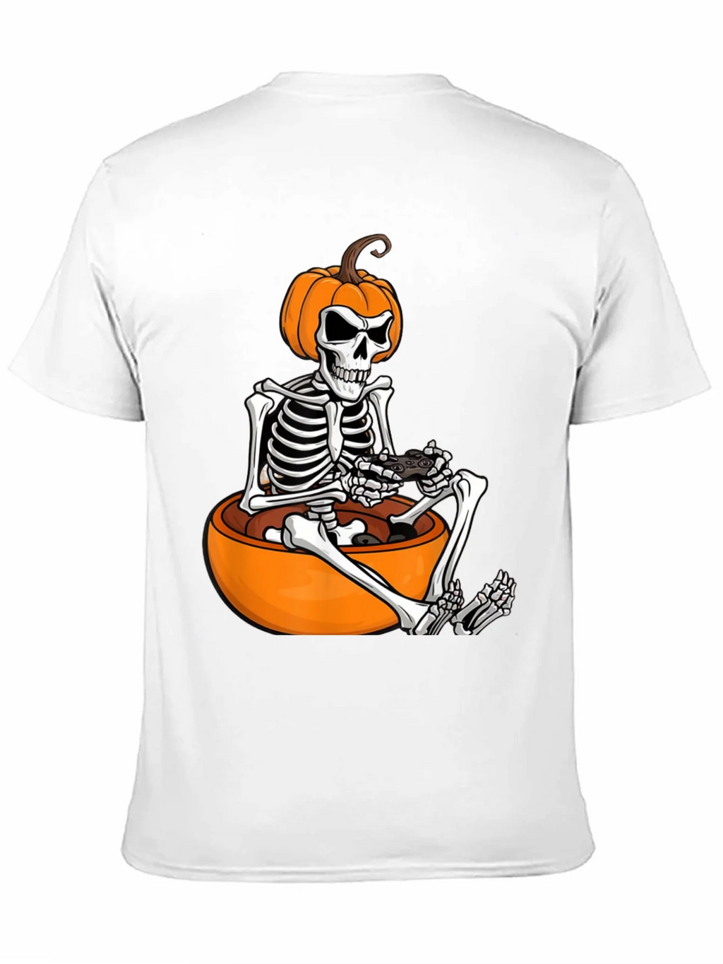 Halloween Gamer Skeleton T-Shirt product image 2