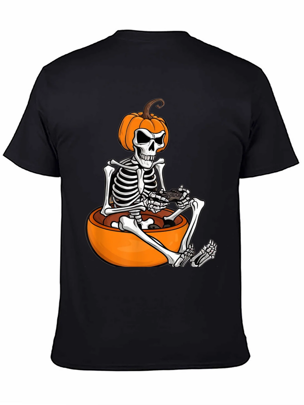 Halloween Gamer Skeleton T-Shirt product image 7