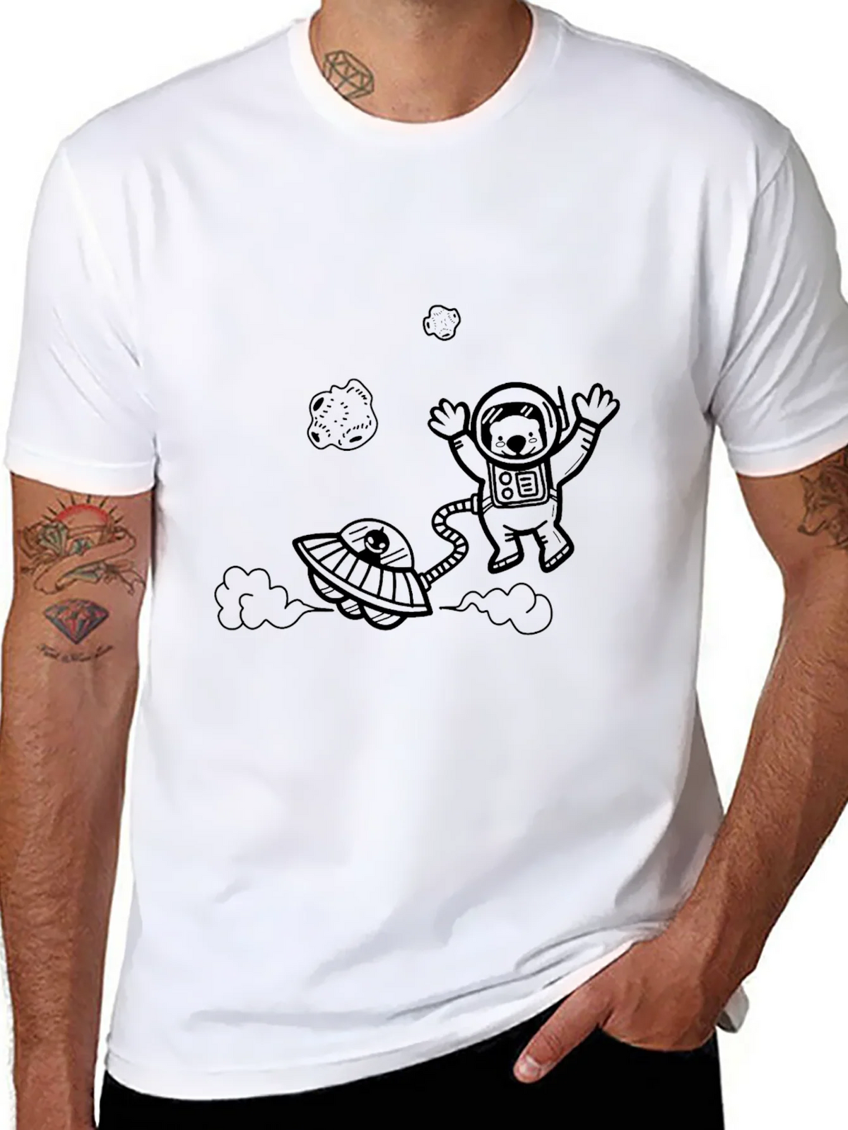 Astronaut Bear Graphic Tee product image 10