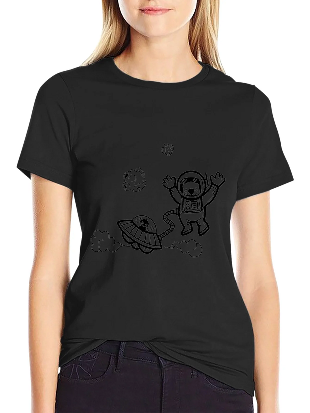 Astronaut Bear Graphic Tee product image 5