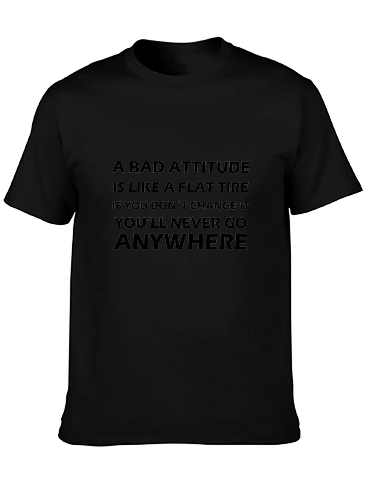 Attitude Flat Tire Graphic T-Shirt product image 6