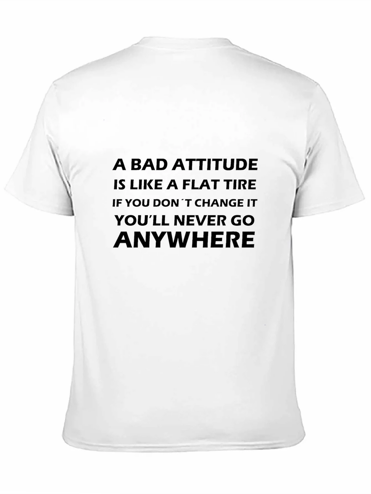 Attitude Flat Tire Graphic T-Shirt product image 2