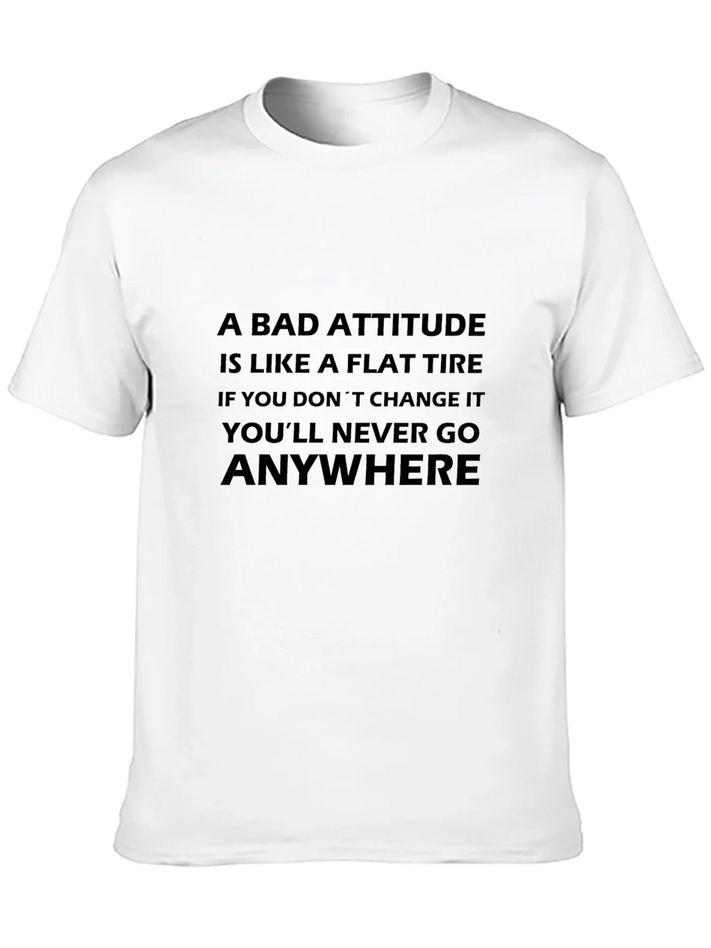 Attitude Flat Tire Graphic T-Shirt product image 12