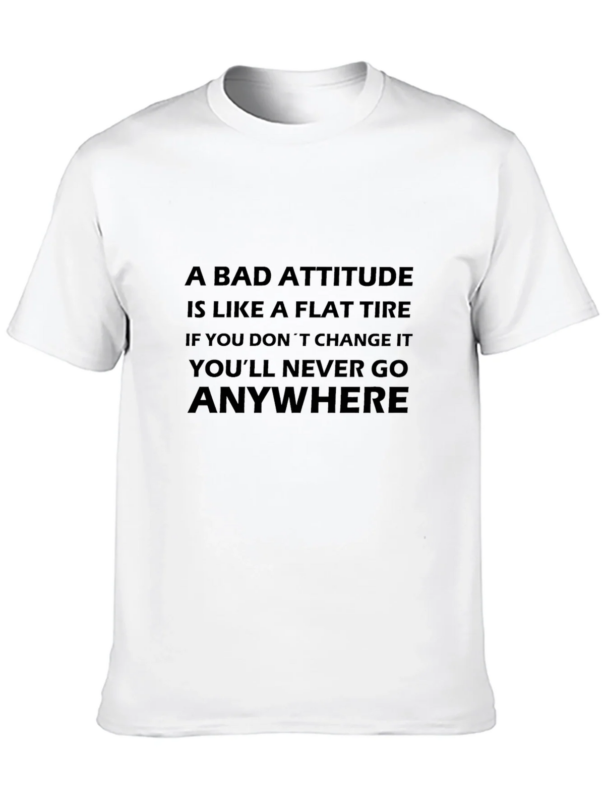 Attitude Flat Tire Graphic T-Shirt product image 12