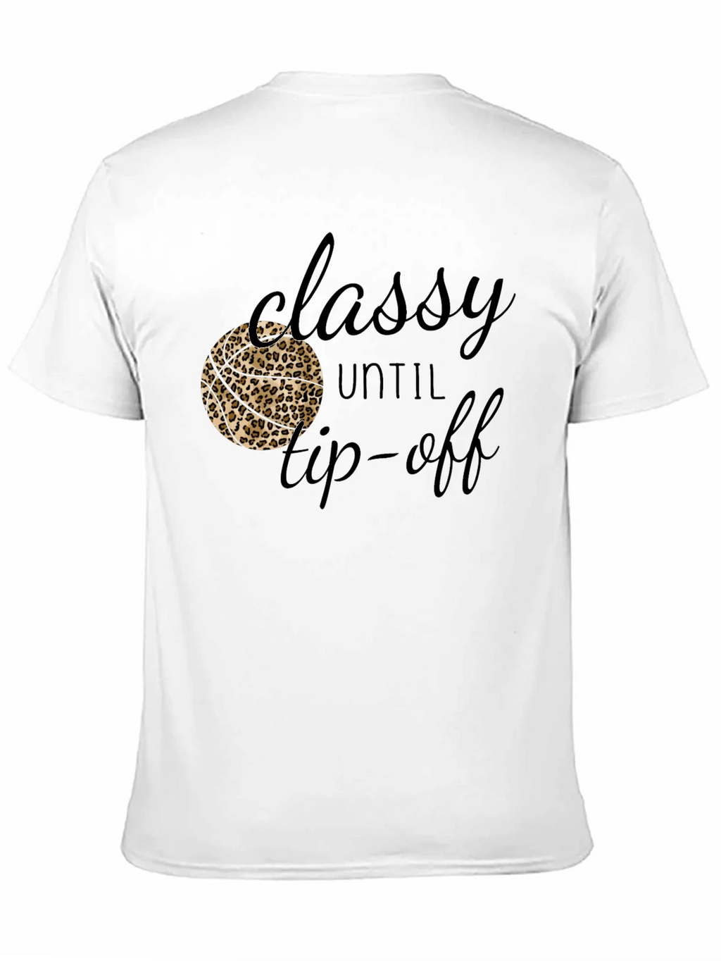Classy Until Tip-Off Black Graphic Tee product image 6