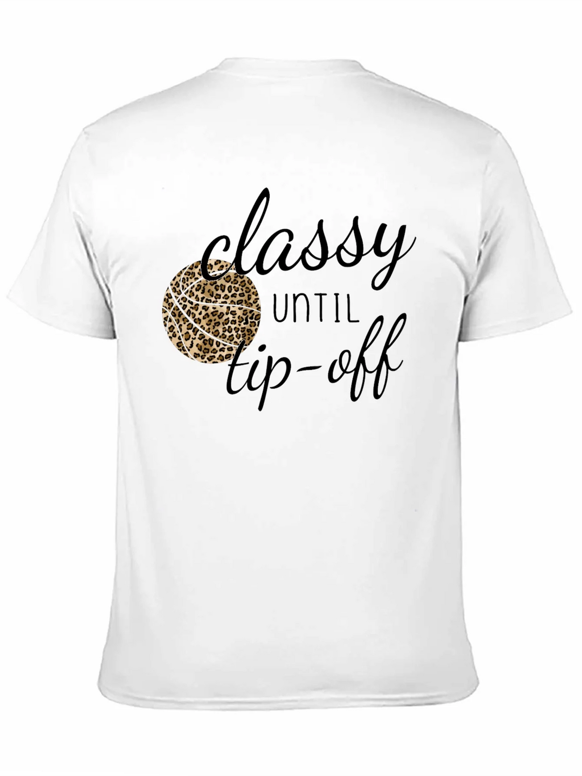 Classy Until Tip-Off Black Graphic Tee product image 6