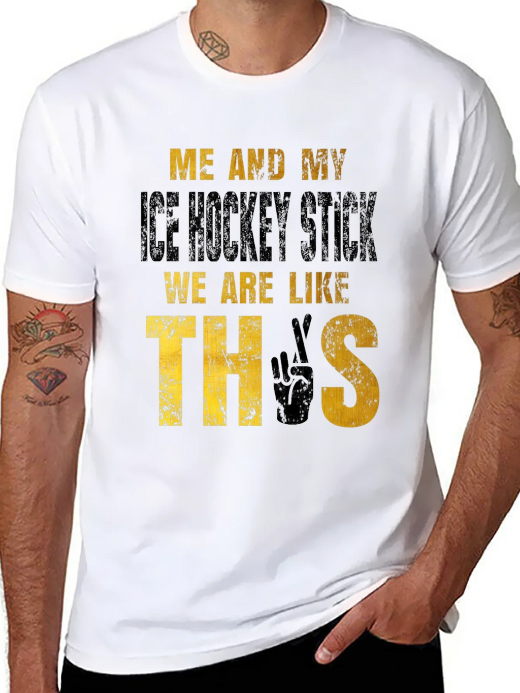 Hockey Fan T-Shirt: Me and My Ice Stick product image 10