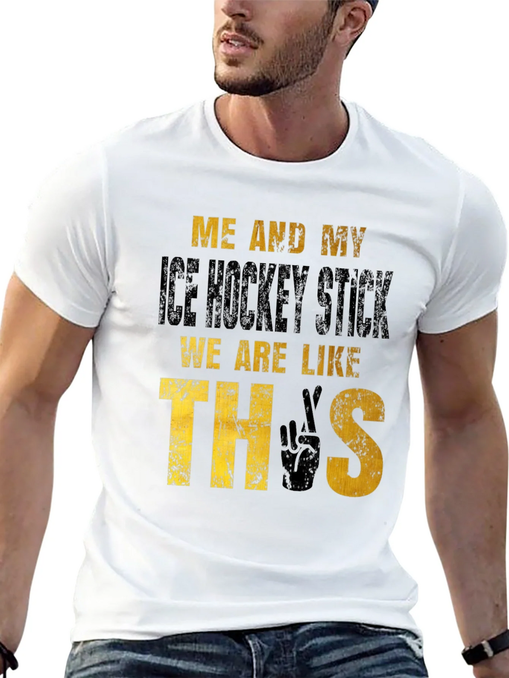 Hockey Fan T-Shirt: Me and My Ice Stick product image 4
