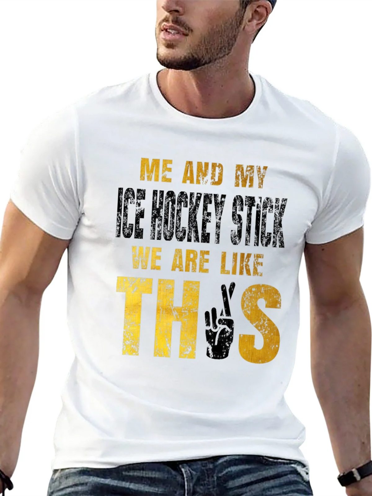 Hockey Fan T-Shirt: Me and My Ice Stick product image 4