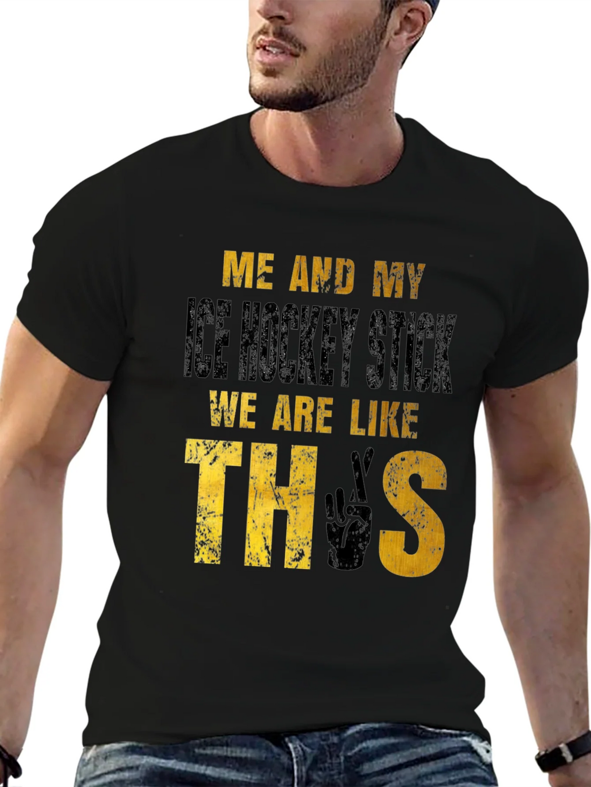Hockey Fan T-Shirt: Me and My Ice Stick product image 9