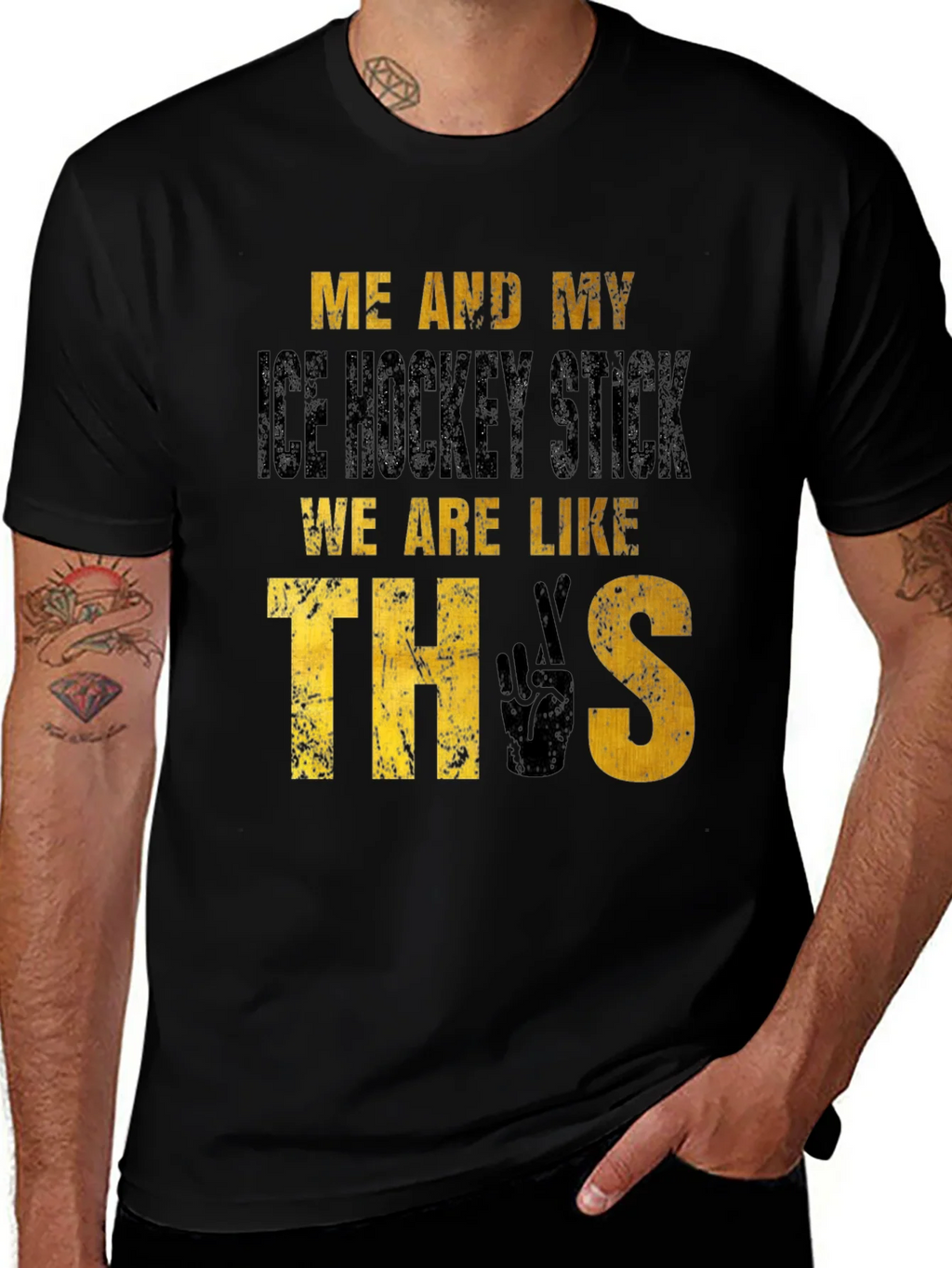 Hockey Fan T-Shirt: Me and My Ice Stick product image 1