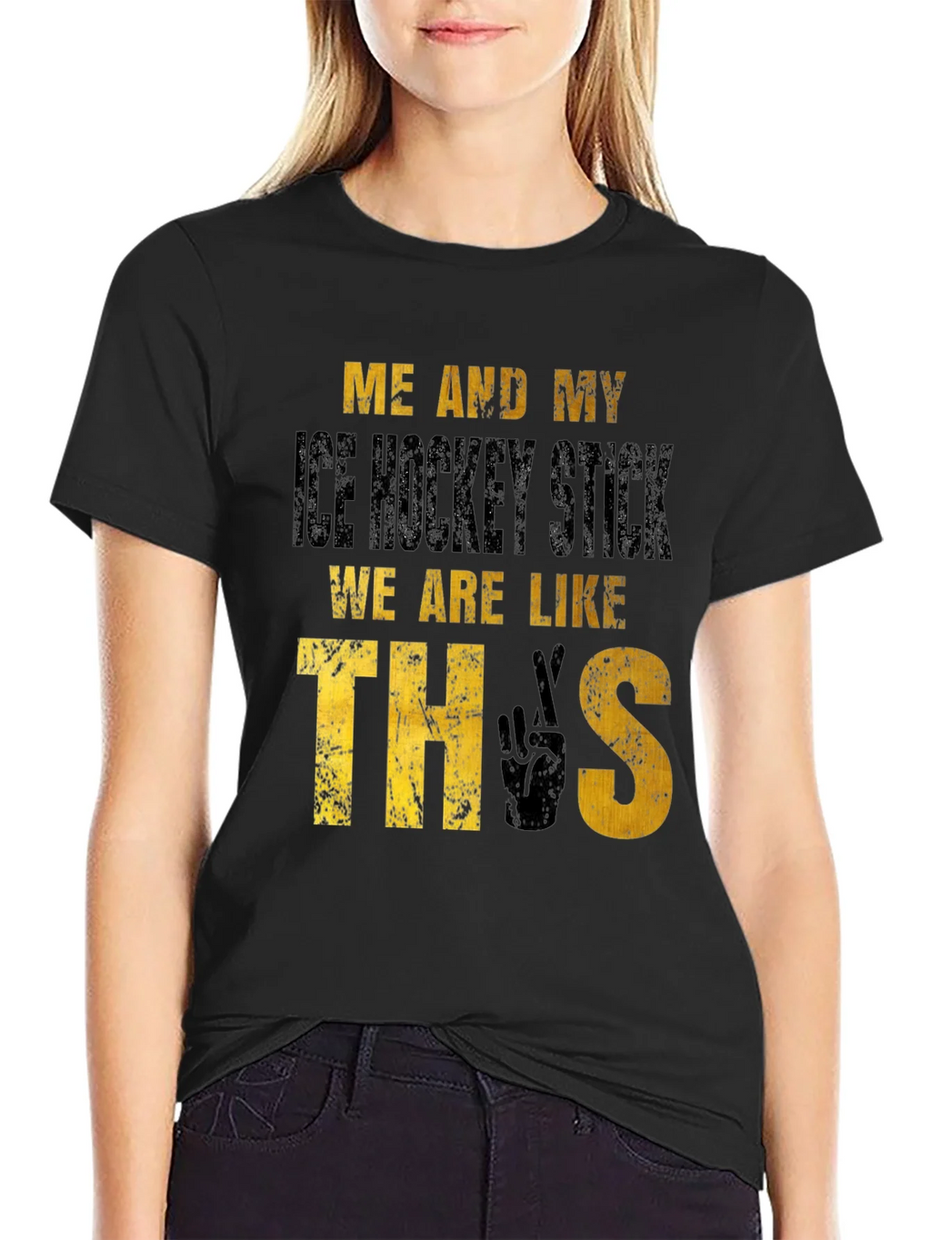 Hockey Fan T-Shirt: Me and My Ice Stick product image 5