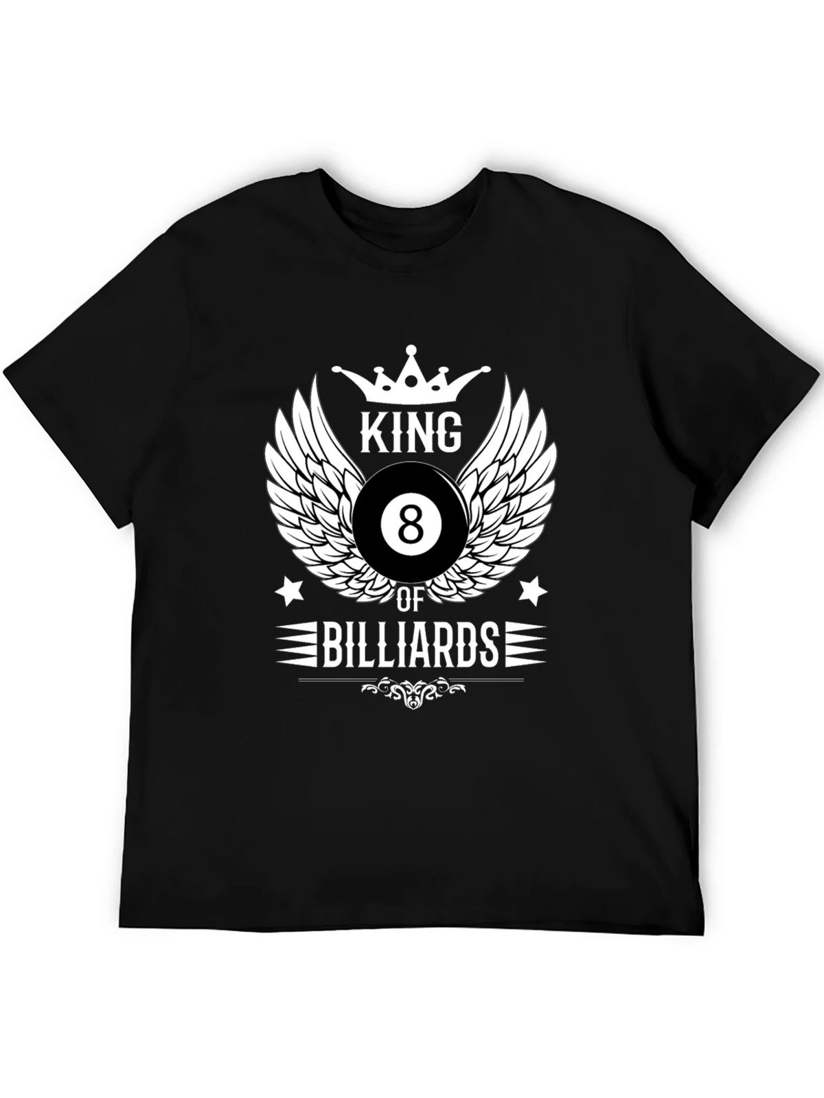 King of Billiards Graphic T-Shirt - Black product image 8