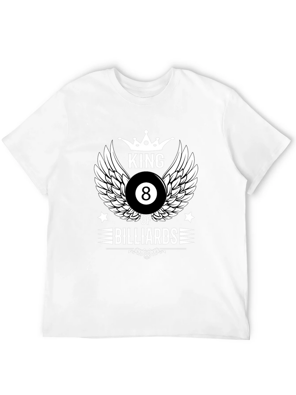 King of Billiards Graphic T-Shirt - Black product image 3