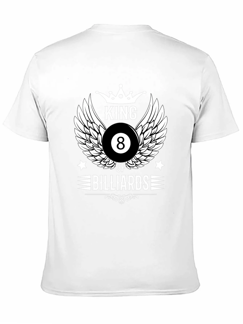 King of Billiards Graphic T-Shirt - Black product image 2