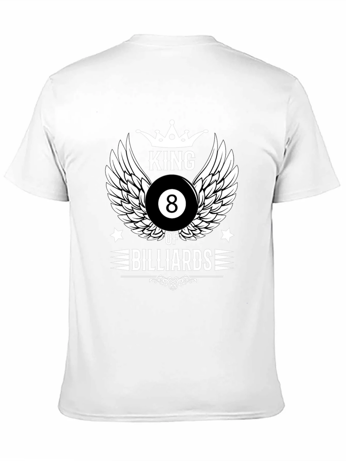 King of Billiards Graphic T-Shirt - Black product image 2
