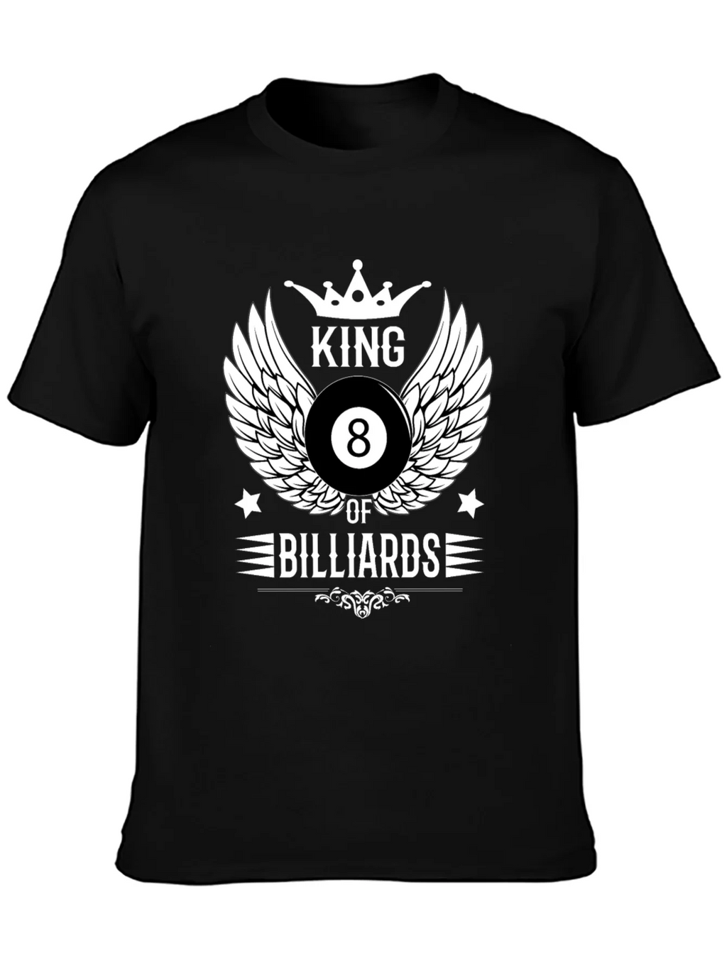 King of Billiards Graphic T-Shirt - Black product image 6