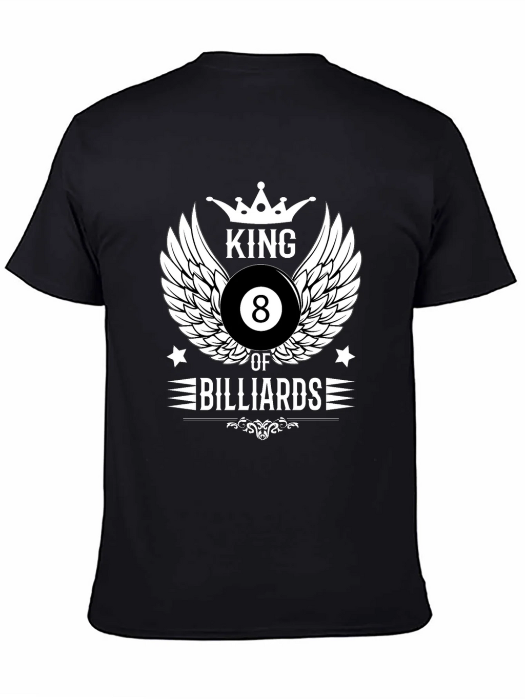 King of Billiards Graphic T-Shirt - Black product image 7
