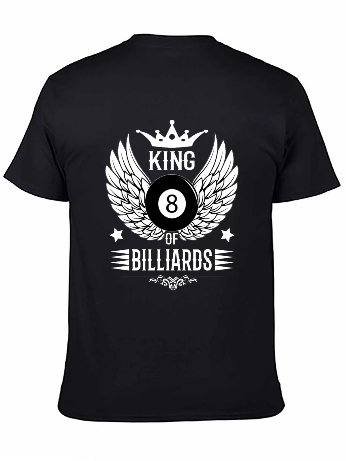 King of Billiards Graphic T-Shirt - Black product image 7