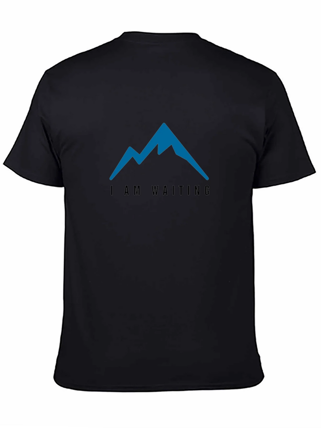 I am Waiting Mountain Tee - Mens Black T-Shirt product image 4