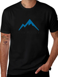 I am Waiting Mountain Tee - Mens Black T-Shirt product image 1