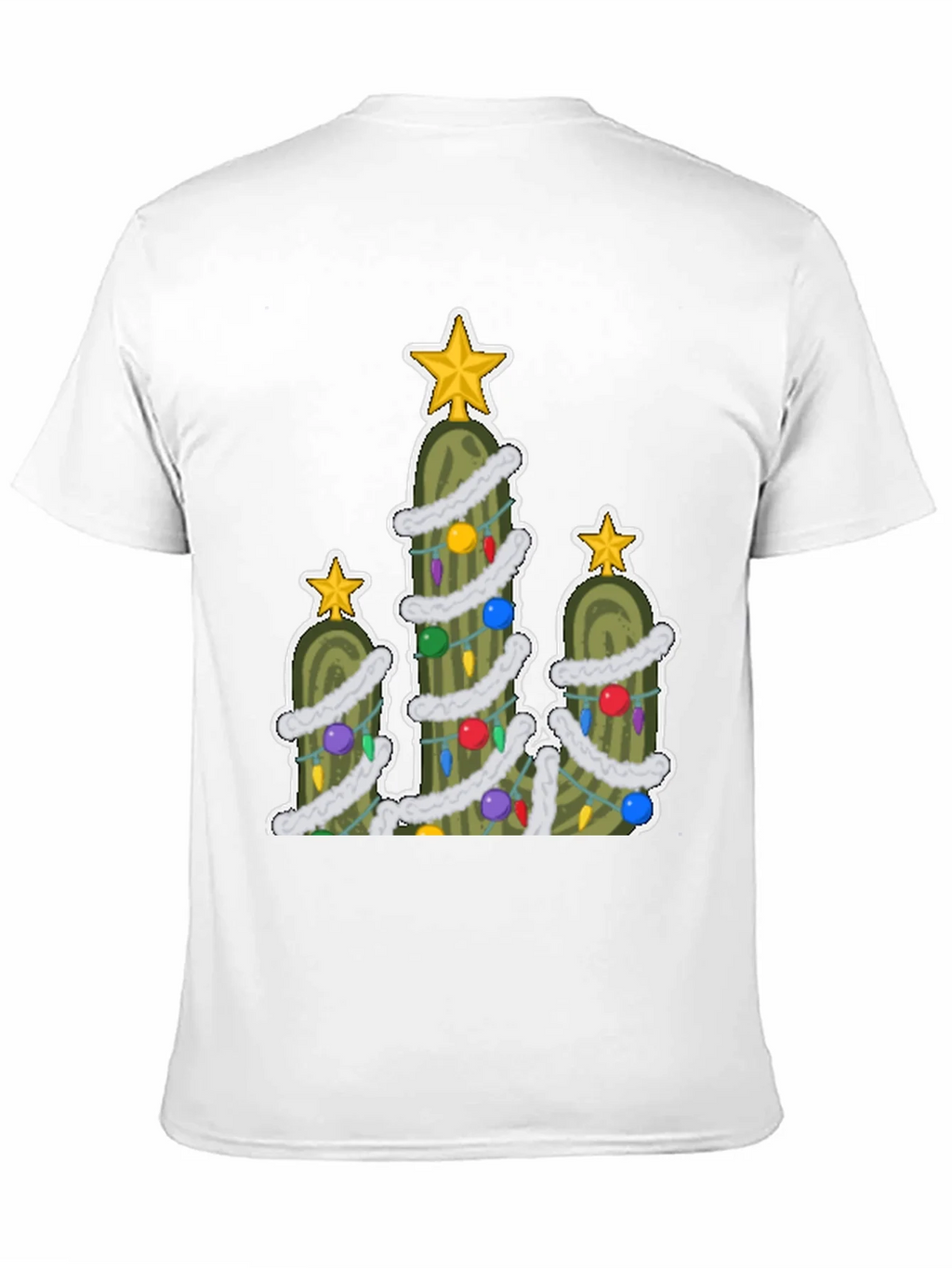 Pickle Christmas Tree T-Shirt - Holiday Fun! product image 2