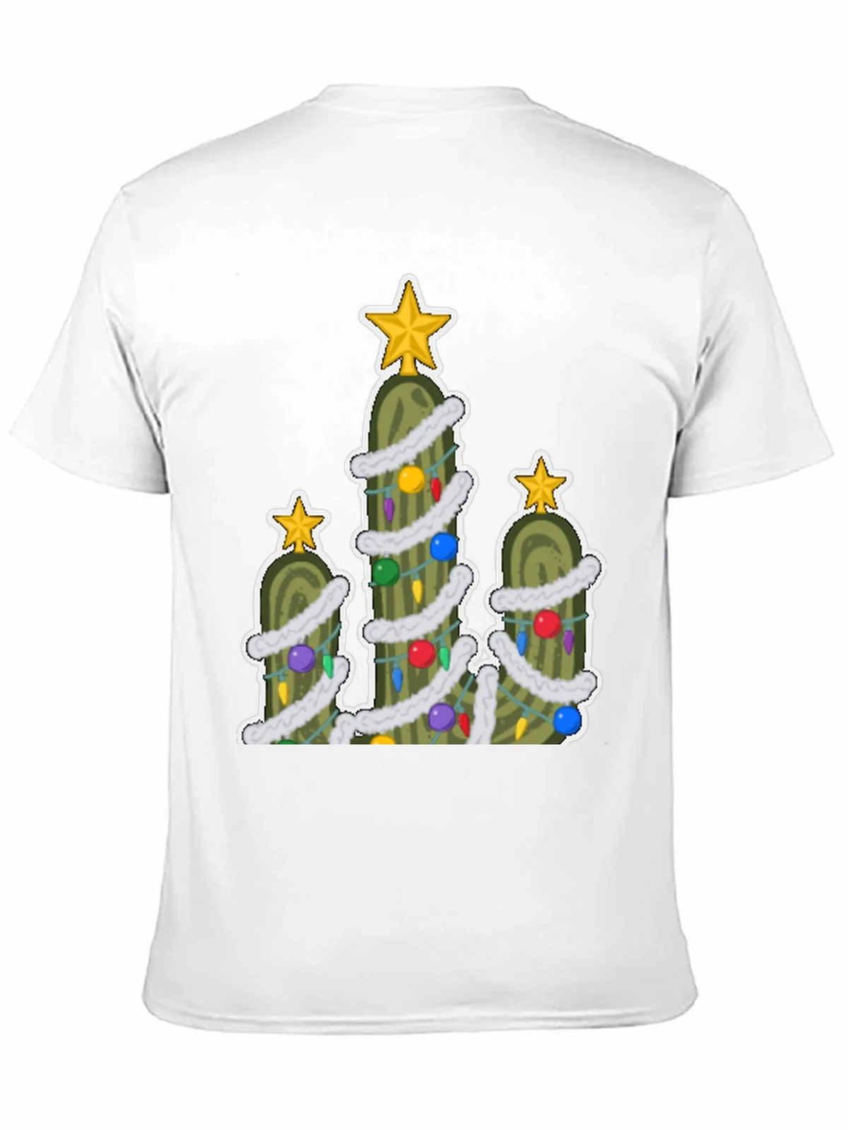 Pickle Christmas Tree T-Shirt - Holiday Fun! product image 2