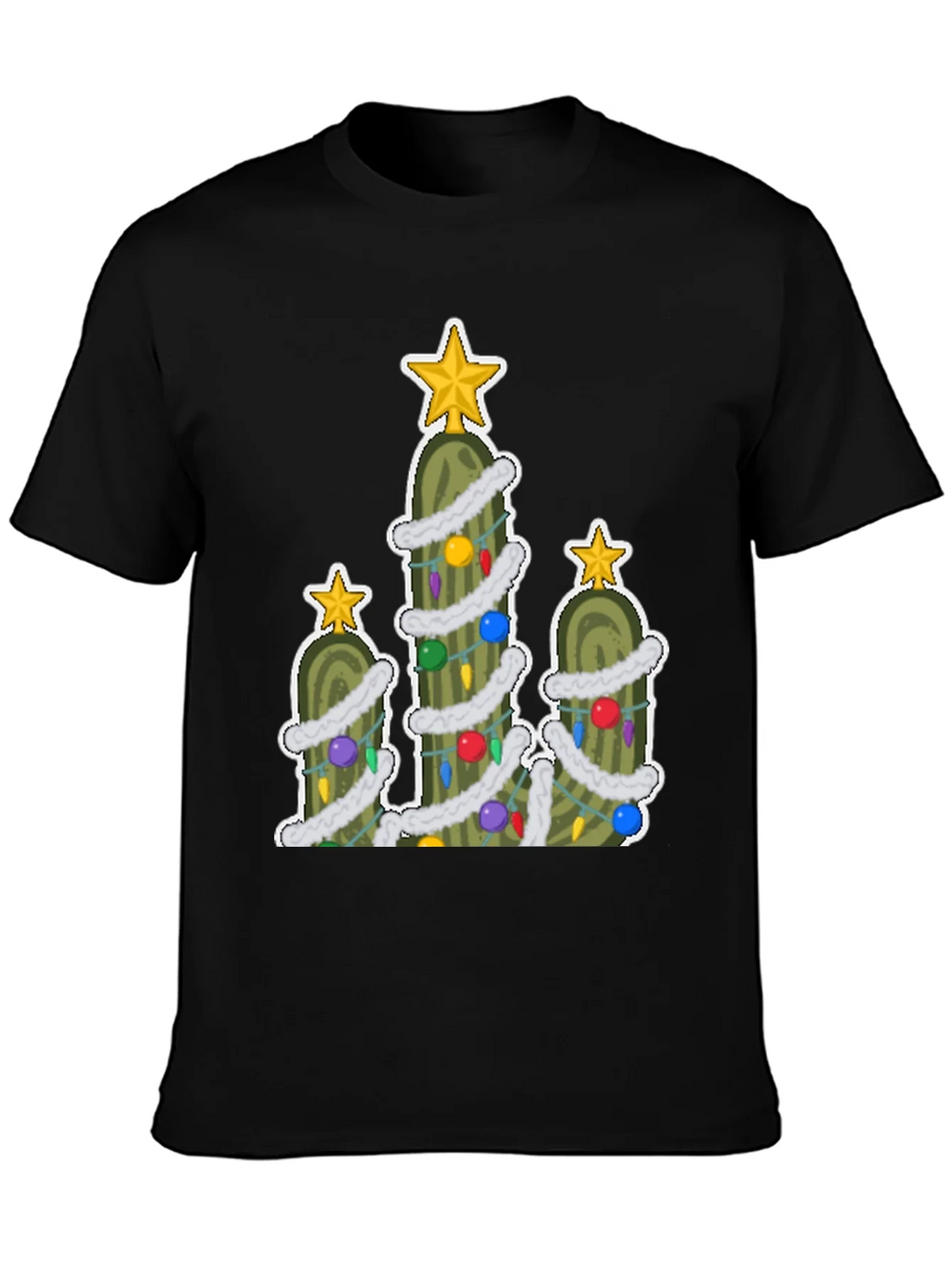 Pickle Christmas Tree T-Shirt - Holiday Fun! product image 6