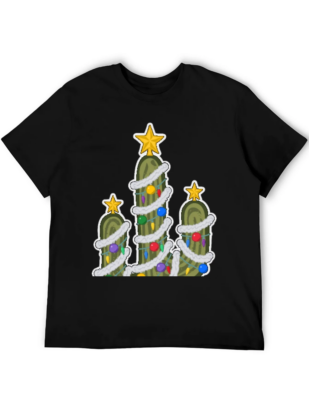 Pickle Christmas Tree T-Shirt - Holiday Fun! product image 8
