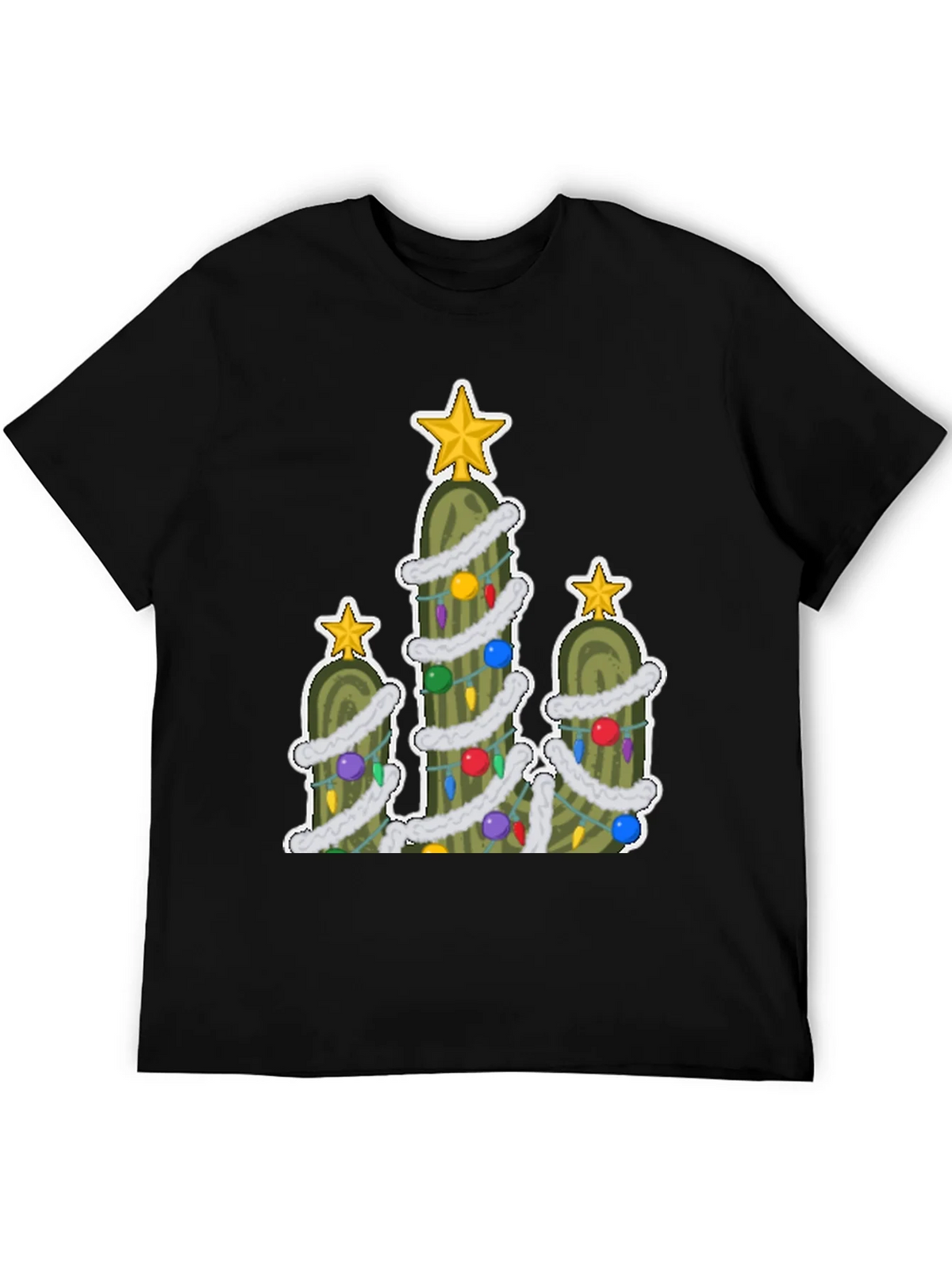 Pickle Christmas Tree T-Shirt - Holiday Fun! product image 8