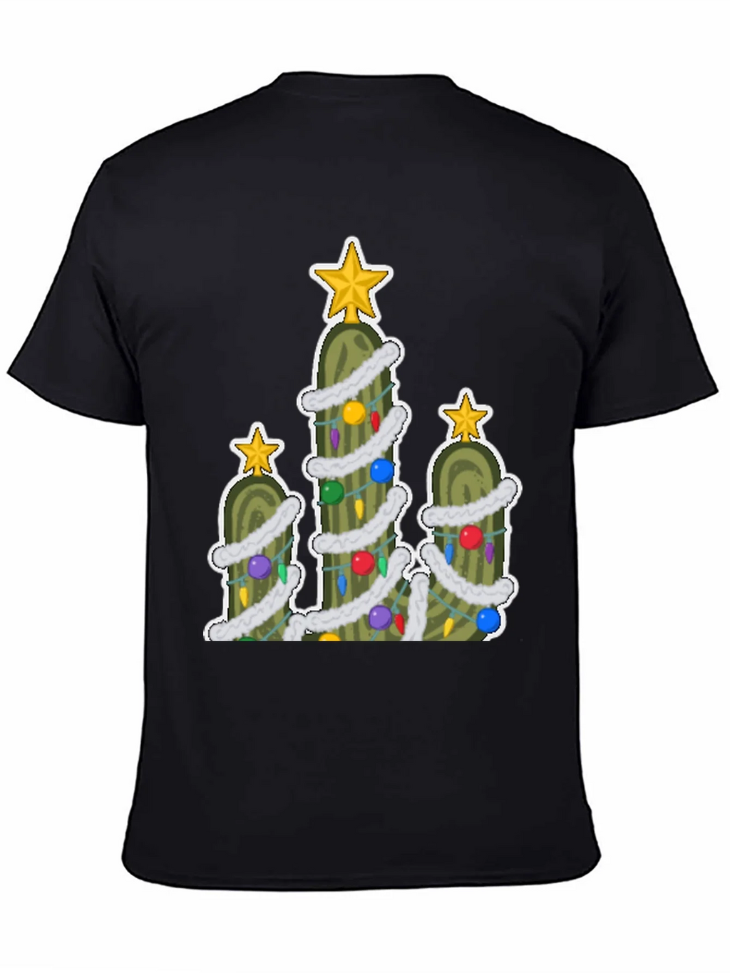 Pickle Christmas Tree T-Shirt - Holiday Fun! product image 7