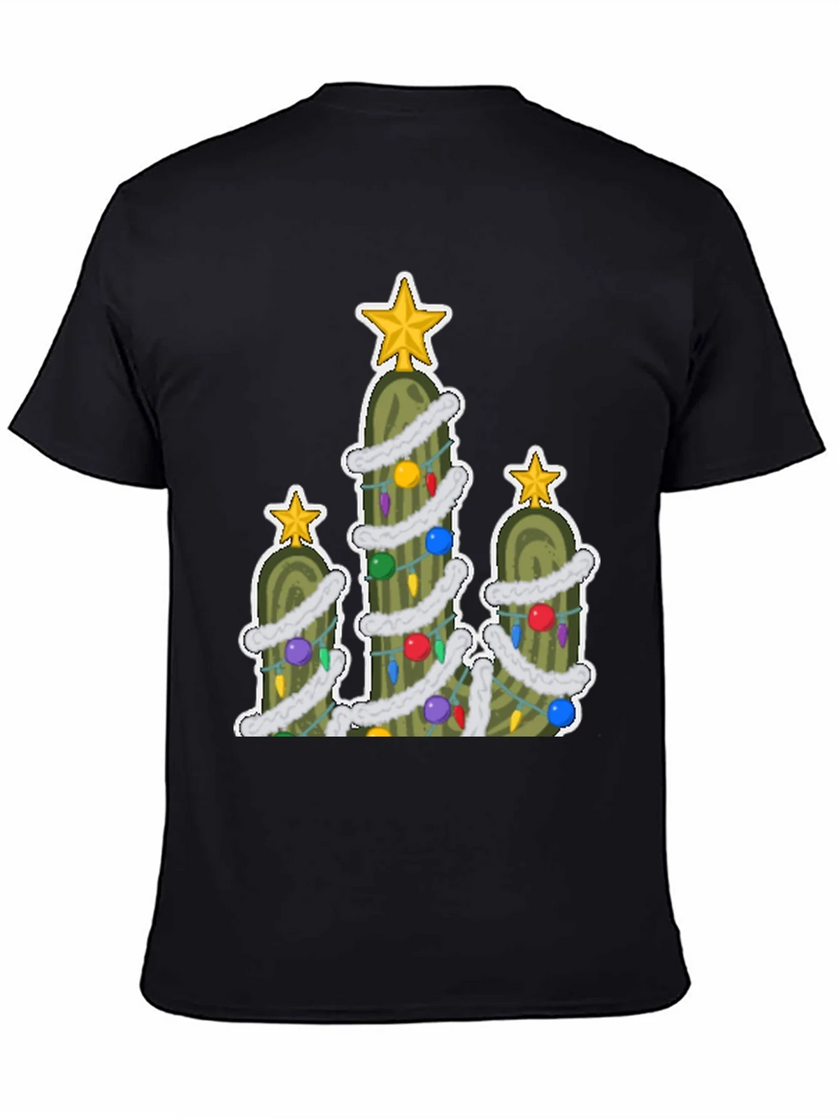 Pickle Christmas Tree T-Shirt - Holiday Fun! product image 7