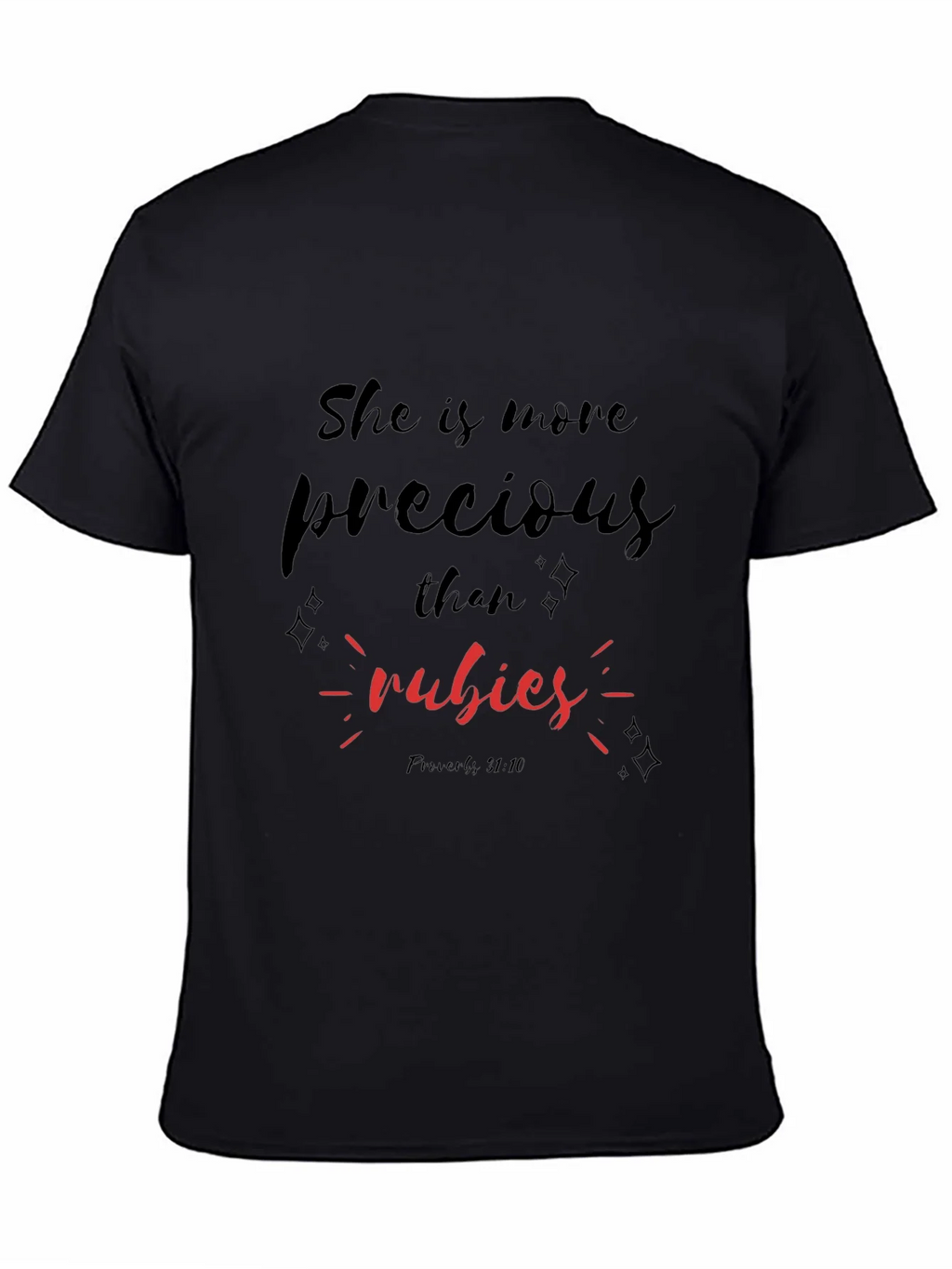 Precious Rubies Black T-Shirt product image 7