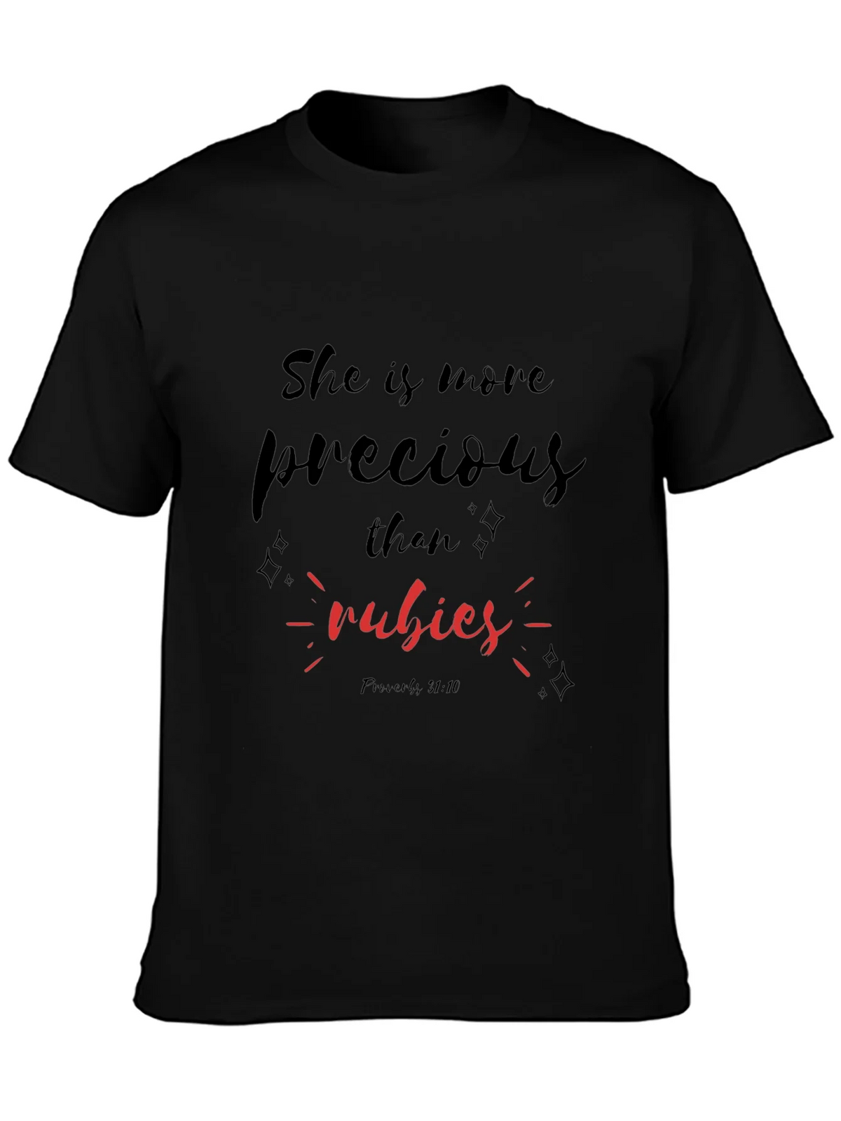 Precious Rubies Black T-Shirt product image 6