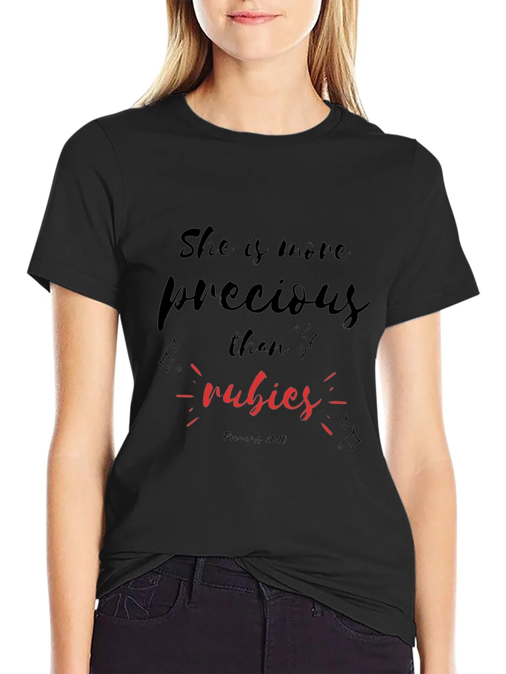 Precious Rubies Black T-Shirt product image 5